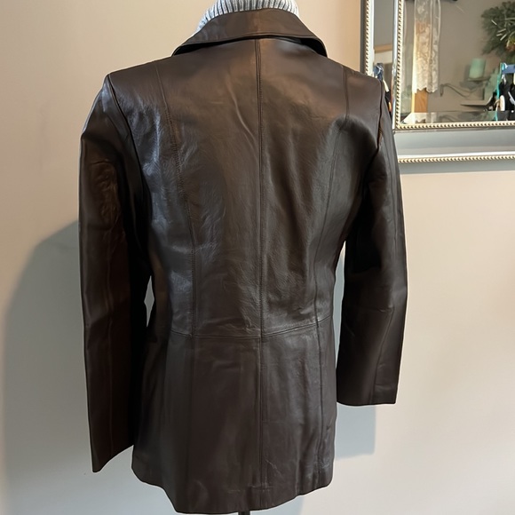 Dialogue Leather Jacket NWT - Picture 12 of 17